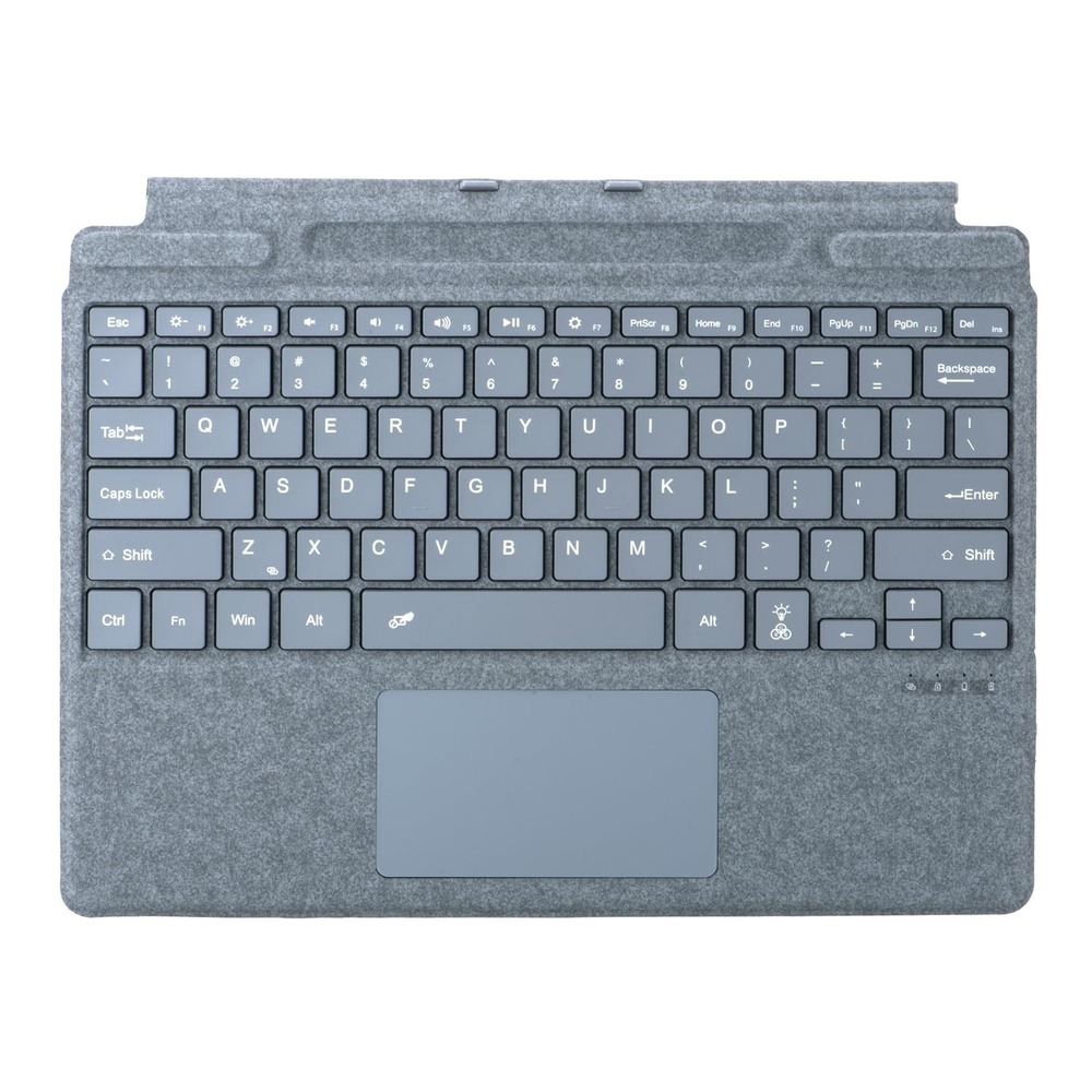 Zoof Keyboard Microsoft Surface Pro 8/9/10/11/X/Copilot+ Ice Blue Backlit